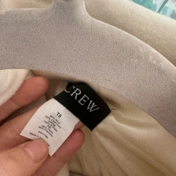 J. Crew Cream Women's Coat - Picture 7 of 8